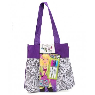 Style Me Up Colour Freedom Large Tote Bag Purple